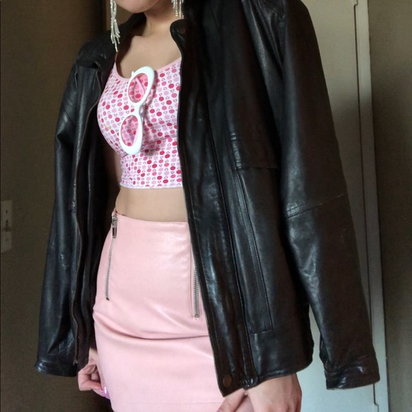 Genuine Black Leather Jacket - Picture 2 of 5